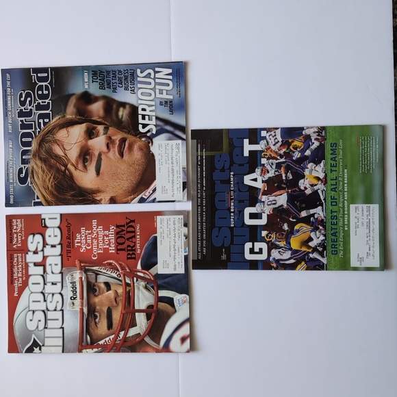 Tom Brady Cover Sports Illustrated Magazines (2002-2021), Set of 14 - Picture 6 of 9